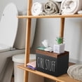 thumbnail image 3 of LASJPOB-Tampon Holder for Bathroom, Black Feminine Product Organizer, Pad Organize Case with hinged lid, Shark Week Tampon Storage, Lady Stuff Box for Bathroom Accessories, 3 of 4