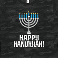 thumbnail image 4 of Inktastic Happy Hanukkah Menorah Women's T-Shirt, 4 of 5