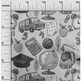 thumbnail image 2 of oneOone Cotton Poplin Gray Fabric Kids Craft Projects Decor Fabric Printed By The Yard 42 Inch Wide, 2 of 4