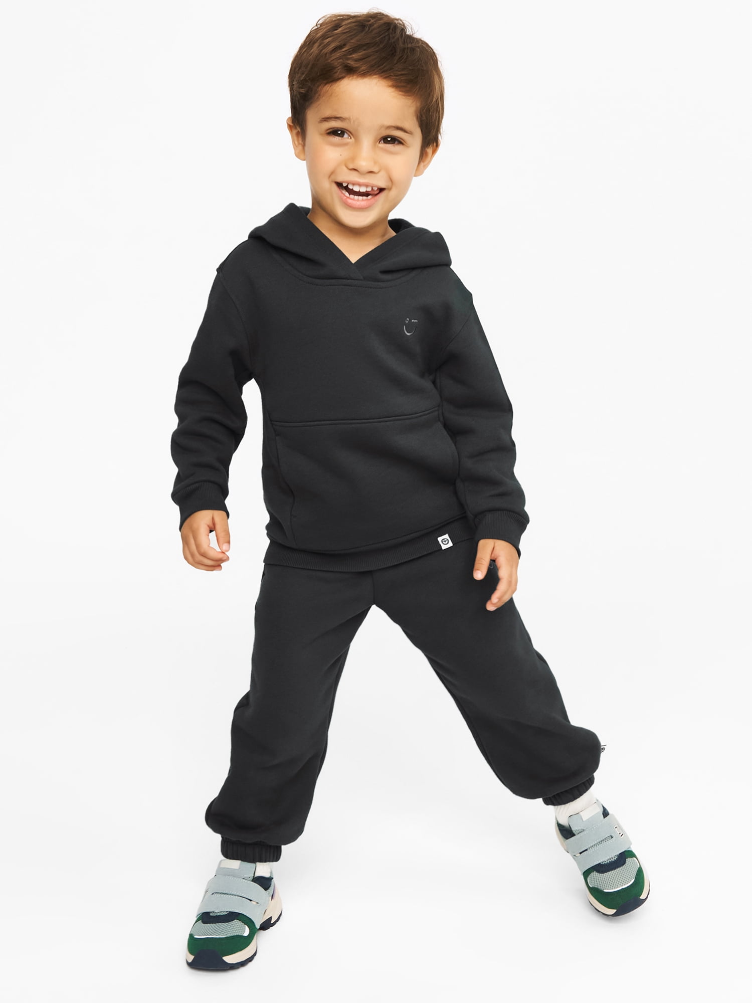 Color Mix by Garanimals Baby & Toddler Fleece Sweatpants, Sizes 0–6T