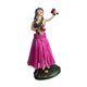 thumbnail image 2 of Estatua de niña con falda para salpicadero de coche, muñeca, obra de arte, decoración de mesa, colecciones Baile rojo, 2 of 9