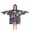 Colorful Halloween Pattern, variant on Colorful Halloween Pumpkins Pattern Blanket Hoodies for Kids 6-13YR Oversize Wearable Blanket Hoodies for Boys Girls Teens