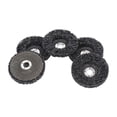 thumbnail image 1 of Rueda Pelacables De Acero Al Carbono, Pantalla De Resina De Rueda Pelacables No Metálica De 4 Pulgadas Para Plástico De Aluminio Para Exterior De Piedra ZAQW Strip Discs Stripping Wheel, 1 of 8