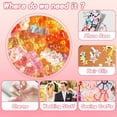 thumbnail image 4 of chalian-300Pcs SlimeCharms Kawaii Resin Gummy BearCharms3D Cute Nail Charm Beads Mini Flatback Luminous Animal Charm Bulk Resin Jewelry Making Embellishments Supplies for Cell Phone Scrapbooking DIY, 4 of 16