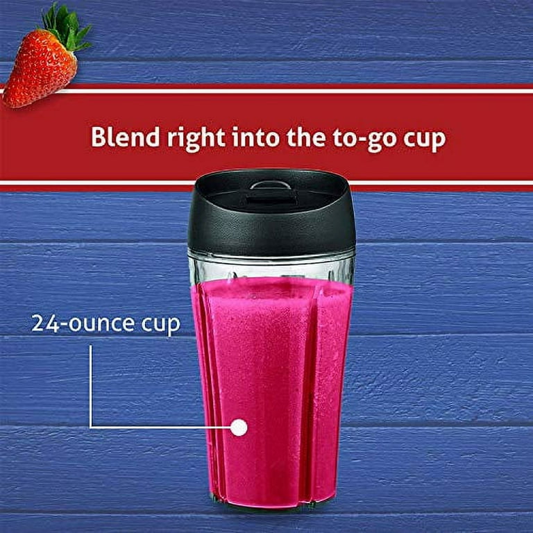 24 oz Smoothie Cup with To-Go Lid Replacement Part for Oster Pro