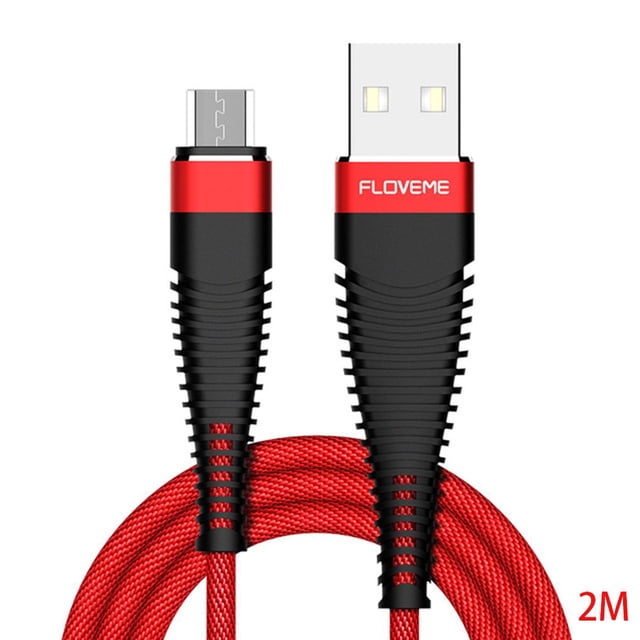 FLOVEME Cable Micro USB 2A Línea de datos USB de carga rápida para Xiaomi para Huawei para Samsung Cable de carga Methold DZ4060-03B