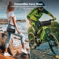 thumbnail image 3 of Bolsa de manillar de bicicleta FINPAC impermeable de 2,4 L con correa, 3 of 7