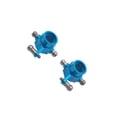 thumbnail image 2 of Soporte de buje de dirección trasero mejorado de aleación de aluminio Vogacara 2 uds para Wltoys K969 1/28 azul, 2 of 6