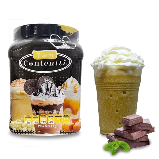Polvo para Frappucchino Tíbiri Contentti Chocomenta 1 Kg