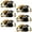 Multicolored 2, variant on PhooArto 6 Pcs Cup Drawer Pulls, Sunflower Pug Dog Wooden Board Shell Shape Handles Cabinet Knobs for Dresser Cupboard Closet Wardrobe with Screws