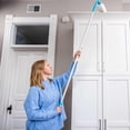 thumbnail image 5 of E-Cloth Easy-Click Home Cleaning Supplies Set - Dust Broom & Flat Mop Kit for Floor Cleaning, Wall, Ceiling, & Floor Duster, Adjustable Handle, Interchangeable Heads, Washable Pads, No Refills Needed, 5 of 7