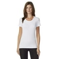 thumbnail image 2 of 32 Degrees Women 2 Pack Cool Scoop Neck Wicking Tee Shirt (White, XL), 2 of 4