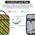 thumbnail image 5 of Insulated Lunch Bag Togolese-Flag Reusable Lunch Box for Men Women, 5 of 7
