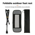 thumbnail image 2 of Repose-pieds de Chaise de Camping 30 Pouces Portable Pliant Jambe Repose-Pieds de Camping Attachable Repose-Pieds de Camp Rétractable Repose-Pieds de Camping Repose-Pieds de Chaise d'Extérieur Imperméable pour Camping Voyage Randonnée, 2 of 11