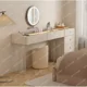 thumbnail image 2 of Gabinete frontal de cama moderno de alta gama para dormitorio integrado, armario de almacenamiento para joyería, cómoda de lujo ligera, mesa de tocador, 2 of 4