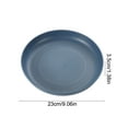 thumbnail image 3 of Luncheon Bowl Plate, Plastic Plates Reusable, BPA-Free Wheat Straw & Plastic Plates Lightweight Plate for Snacks, Fruits, Nuts, and More, Dishwasher Safe, 3 of 6