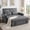 Dark Gray, variant on AISWORD 54" Convertible Sleeper Sofa Bed, Pull Out Loveseat Couch with USB Port, Phone Holder & Cup Holder, Adjustable Backrest for Apartment, Living Room, Office, Dark Gray