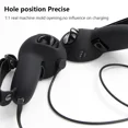 thumbnail image 4 of Protection en Silicone pour Manette VR, Coque de Poignée Réglable pour Accessoires Meta Quest Pro VR, 4 of 7
