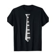 thumbnail image 2 of Camiseta divertida con diseño de piano, teclado y reproductor de música (220 g), 2 of 7