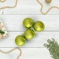 thumbnail image 2 of Northlight Shatterproof Shiny Christmas Ball Ornaments 2.5" (60mm) - Kiwi Green - 60ct, 2 of 4