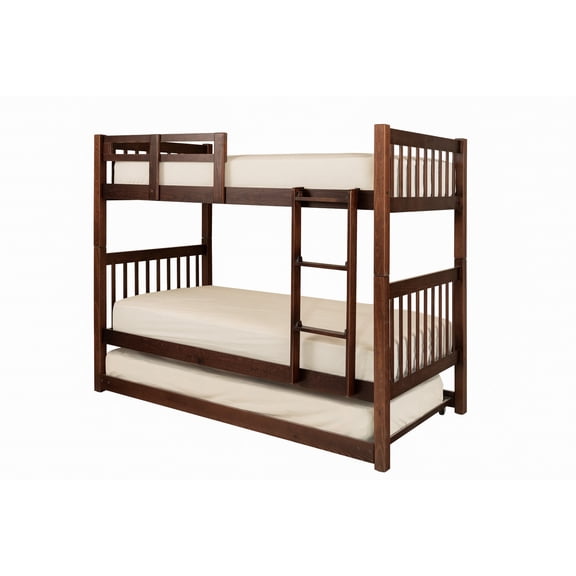 Litera Kessa Muebles  Alabama 3 Camas Individuales Café