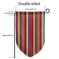 thumbnail image 2 of Sigee Mexican Serape Blanket Stripes Printed Flag12.5 * 18in Outdoor Yard Flags For Garden Decor, 2 of 9