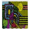 thumbnail image 3 of Ambesonne Abstract Shower Curtain, Grunge Murky Trippy, 69"Wx70"L, Multicolor, 3 of 3