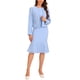 thumbnail image 2 of Conjunto de vestido de dos piezas Inspire Chic para mujer, vestido sin mangas y blazer corto, talla S, azul claro, 2 of 6