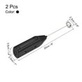 thumbnail image 2 of Uxcell Electric Tumbler Stirrer, Handheld Mini Mixer Battery Operated Stirring Mixing Black, 2pack, 2 of 6