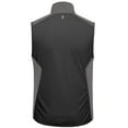 thumbnail image 2 of Little Donkey Andy Men's Lightweight Stretch Softshell Vest,Windproof Water-resistant Outerwear Vest for Running Cycling (Black/Gray M), 2 of 7