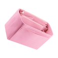 thumbnail image 2 of Qarigey Bolsa De Cosméticos Hecha Con Fieltro Resistente Y Duradero Regalos Pensativos Bien Organizados Bolsa De Cosméticos De Viaje Rosa M Type3 NO3, 2 of 6