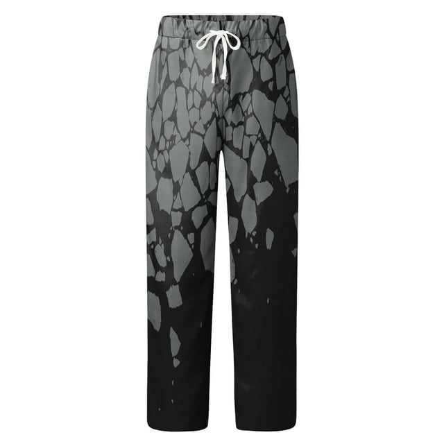 CHOK Pantalons de Randonnée pour Hommes Quatre Saisons Chouxiangma Imprimé Numérique 3D avec Cordon de Serrage Pantalons Décontractés Pantalons Camouflage Pantalons de Chef
