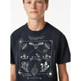 thumbnail image 2 of Free Assembly Boys 2-Pack Garment Washed Graphic T-Shirts, Sizes 4-18, 2 of 7