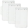 thumbnail image 5 of HONITANO 3Pack Access Card Protective Cover in Transparent Abs Material for Teachers Students Doctors Nurses Employees, 5 of 8