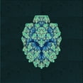 thumbnail image 1 of Ahgly Company Machine Washable Indoor Square Transitional Night Black Area Rugs, 7' Square, 1 of 7