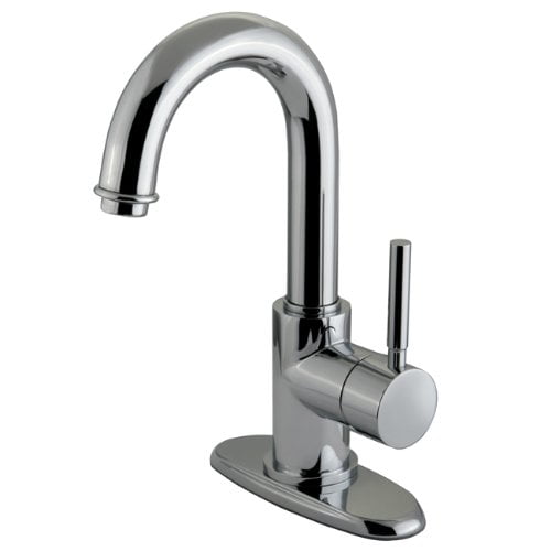 Kingston Brass Concord Robinet de Lavabo 4 "Centreset avec Push-Up & Plaque de Pont en Option