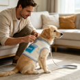 thumbnail image 4 of Cooling Dog Vest with Ice Pack Pocket, Breathable Mesh Summer Jacket with Matching Leash, Adjustable Pet Cooling Apparel for Hot Weather Walks(Beige,M), 4 of 5