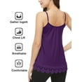 thumbnail image 6 of VASLANDA Women's Cami with Built in Bra Cup Casual Flowy Swing Pleated Tank Top with Adjustable Strap (S-4XL), 6 of 7