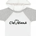 thumbnail image 4 of Inktastic Cleveland Heart Handwriting Black Boys or Girls Baby Bodysuit, 4 of 5