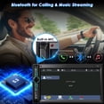 thumbnail image 3 of Sistema multimedia CarPlay de doble DIN: Receptor estéreo para automóvil con pantalla táctil de 7 pulgadas - Radio para automóvil Bluetooth Android con cámara de respaldo Mirror Link AM FM USB SD AUX, 3 of 5
