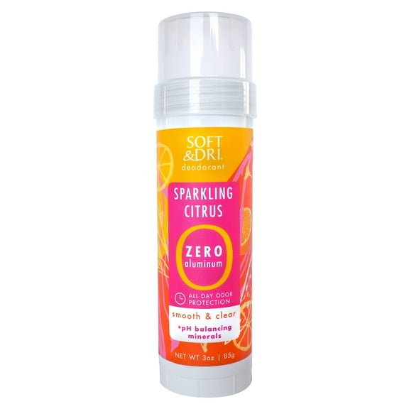Soft & Dri Sparkling Citrus Aluminum Free Deodorant, 3 oz.