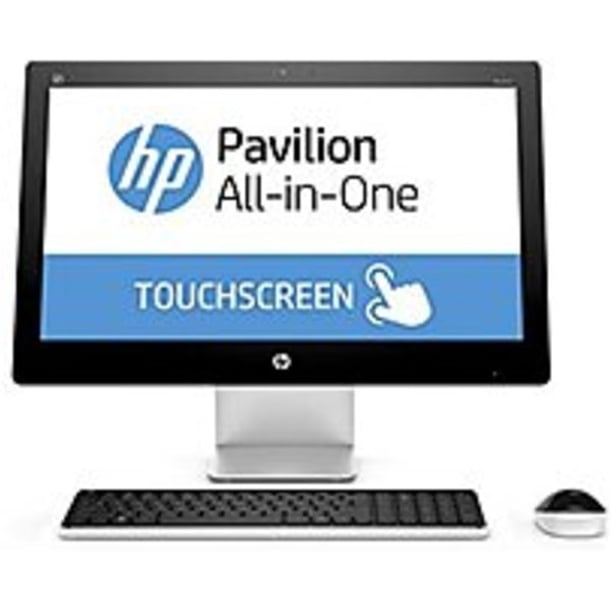 Hp Pavilion N0a22aa 23 Q140 23 Inch All In One Desktop Pc Amd Refurbished Walmart Com Walmart Com