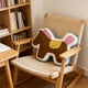 thumbnail image 4 of Almohada de peluche de caballo | Manta decorativa de algodón suave para sofá, salón y coche | Regalo con temática del Año del Caballo para niños, niñas y decoración del hogar, 4 of 6