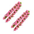 thumbnail image 1 of Bewildely 2x235cm Flores de cerezo Colgantes Guirnalda de mimbre Exquisita Flor falsa fresca Planta de vid para decoración de Navidad Rosa Type3 NO3, 1 of 6