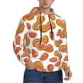 thumbnail image 2 of Lsque Peanuts4 Pattern Casual Men's Hoodie,Hooded Sweatshirt with Kangaroo Pocket,Pullover Hoodie-Large, 2 of 7