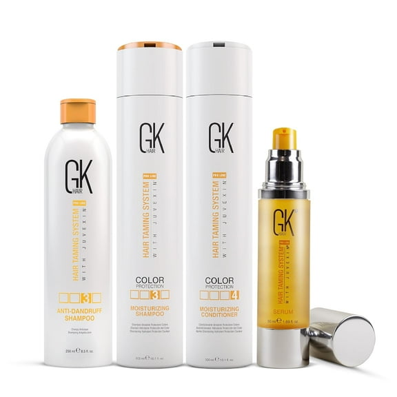 GK Hair Ultimate Revival Kit: Moisturizing, Dandruff Solution, and Argan Oil Serum for Total Hair Health