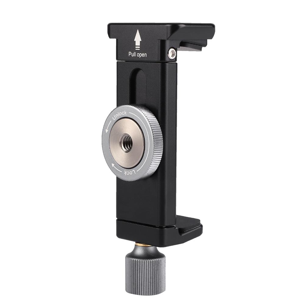 LYUMO Tripod Universal Aluminum Alloy Live Mobile Phone Clamp with Ajax