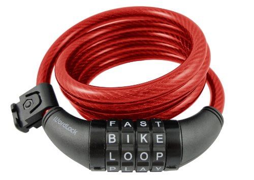 red bike lock