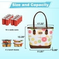 thumbnail image 2 of Tirrinia Insulated Large Cooler Lunch Bag with Shoulder Strap, Waterproof Tote, 2 of 7