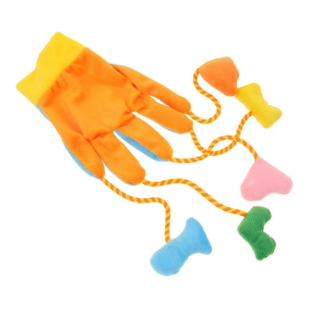 AURARMLET Funny Glove for Cat Interactive Pet Cat Teasing Toy Plush 1Pcs